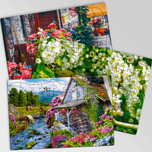 Load image into Gallery viewer, 3 Alzheimers Jigsaw Puzzle Games with Birds Cats and Nature
