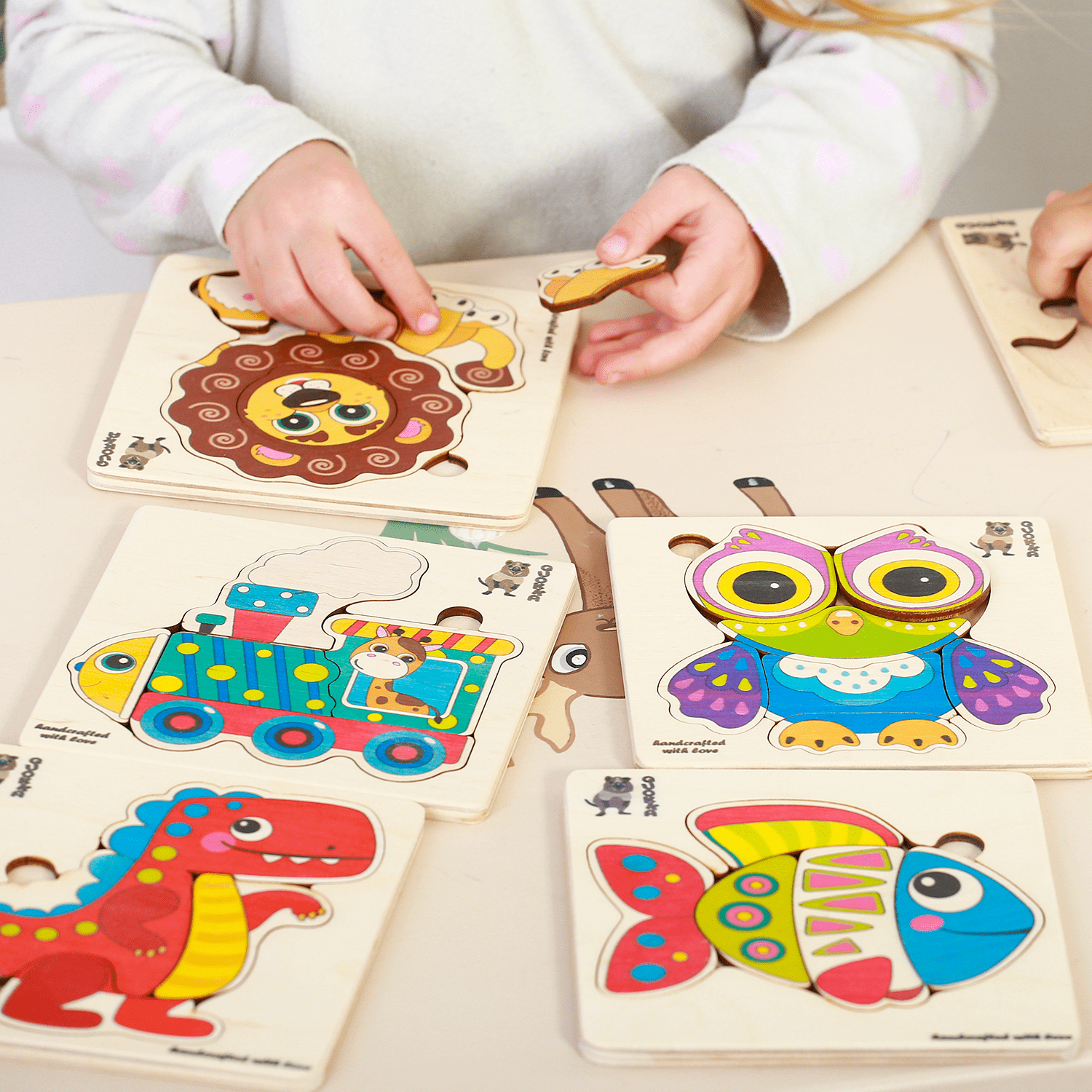 3 Year Old Puzzle for Toddlers Unique Shapes | Animal Jigsaw Puzzles