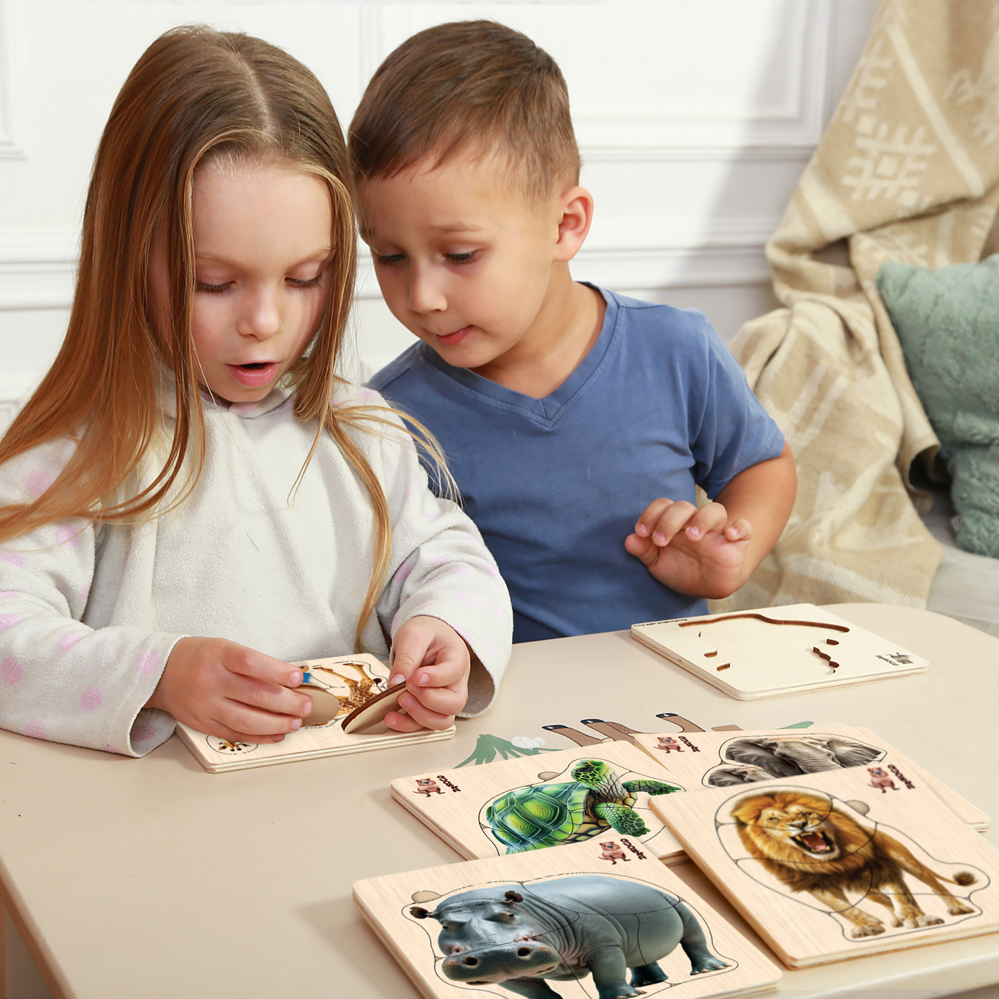 QUOKKA Realistic Wooden Puzzles