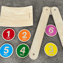 Load image into Gallery viewer, 3-IN-1 Balancing Game Set | Wooden Balance Beam | Wobble Balance Board | Stepping Stones for Kids
