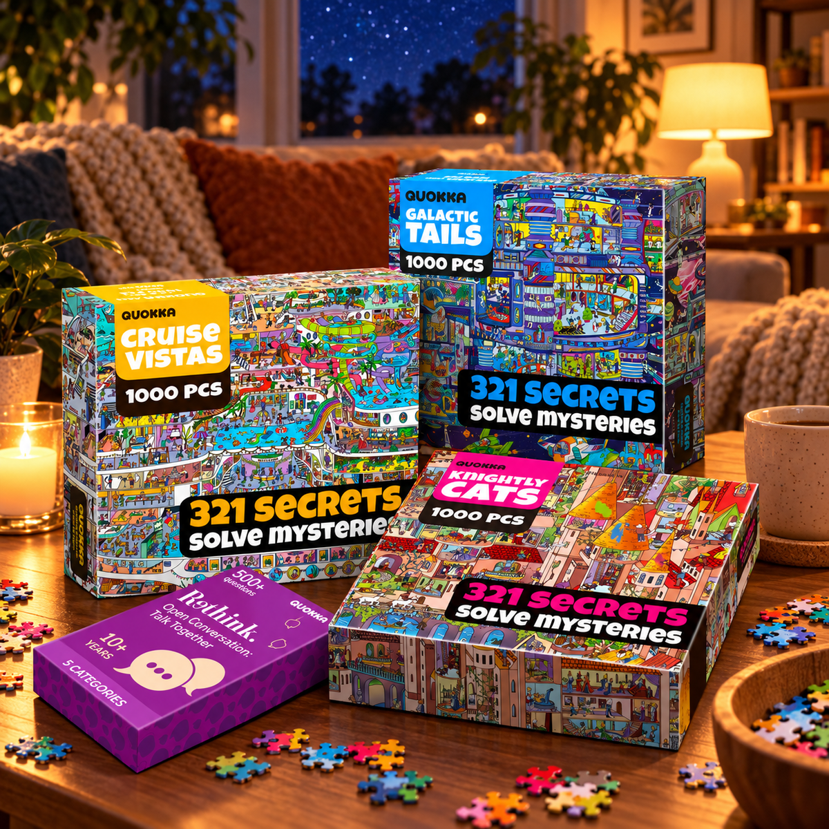 Cozy Puzzle Nights Bundle