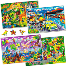 Load image into Gallery viewer, Wooden jigsaw puzzles designed in the U.S.A by Adducate
