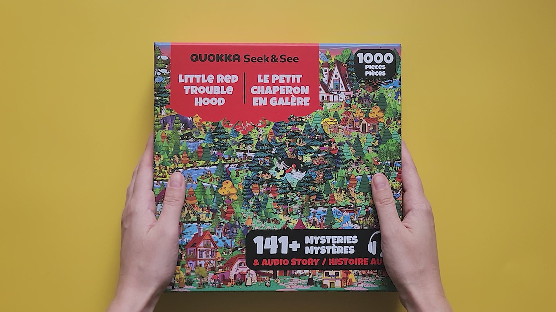 QUOKKA 1000 Pcs Puzzle for Adults with Hidden Tasks Alice in