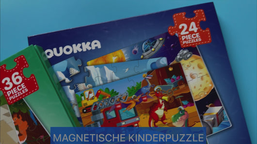 Magnetic Book 36 Piece Puzzles for Kids