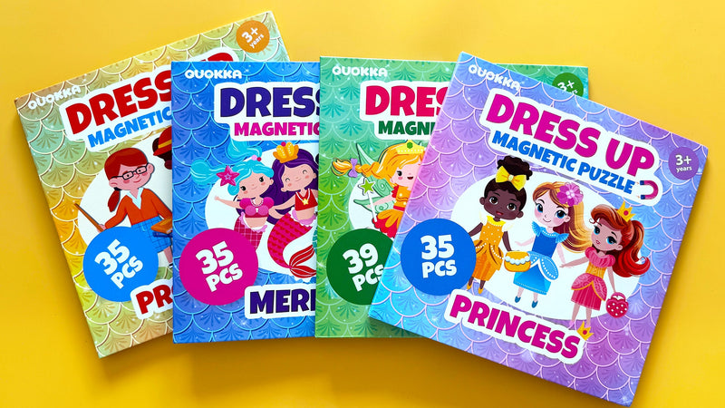 Magnetic Puzzle Dress-Up Dolls for Girls Boys