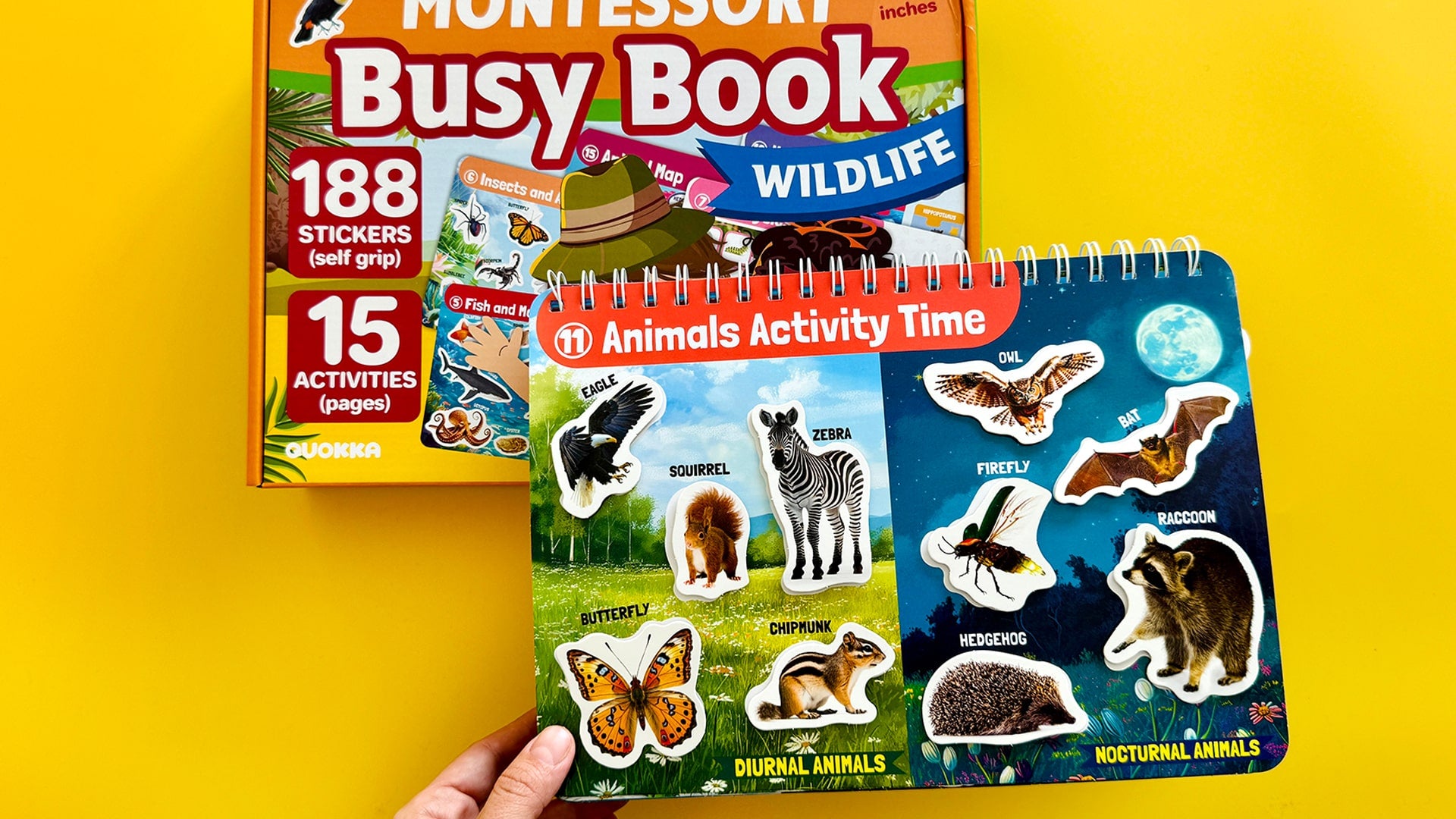 Busy Book for Toddlers WildLife