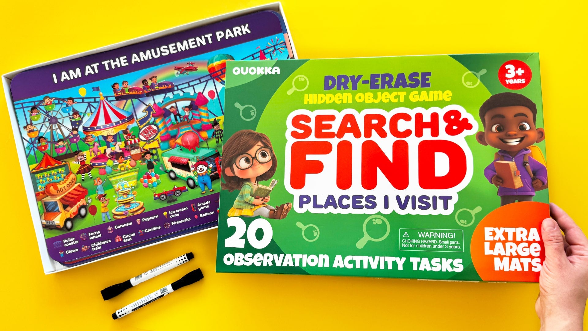 Search & Find - Activity Cards for Kids