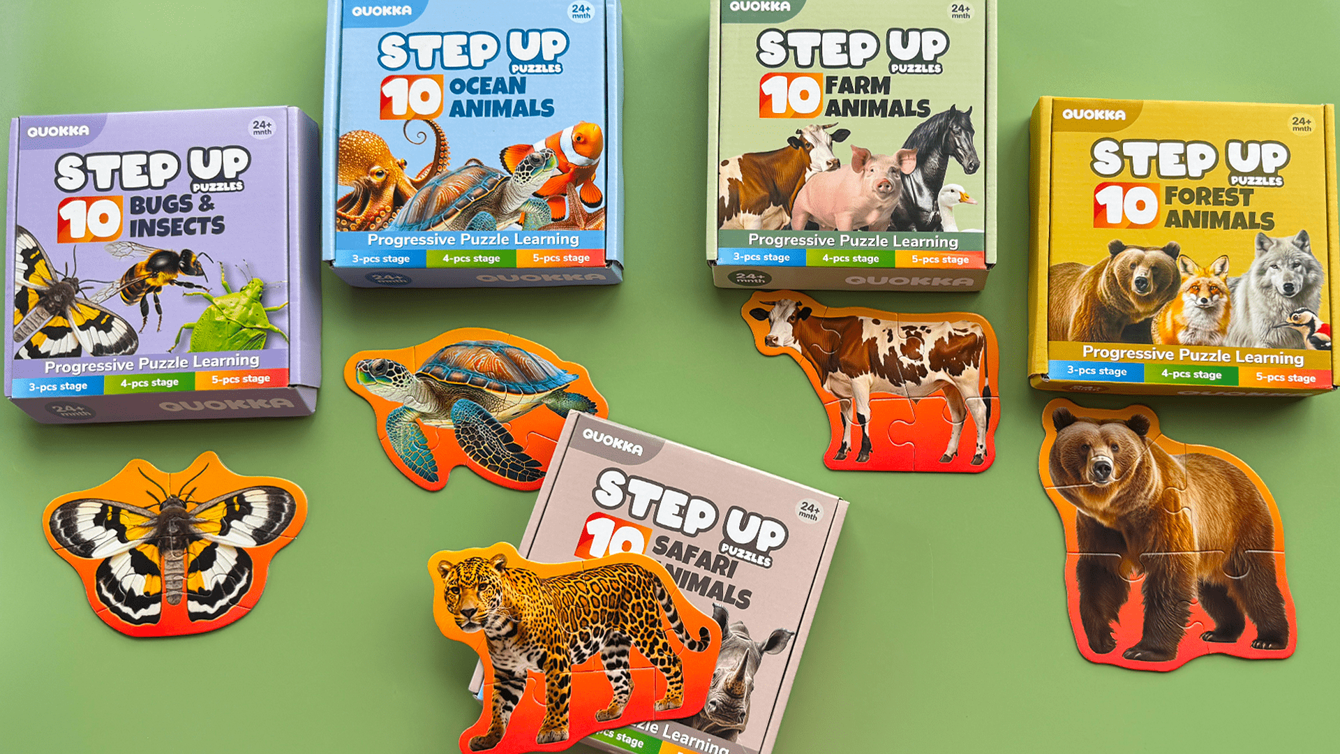 Step Up Puzzles for Toddlers Gift Learning Toy for Children