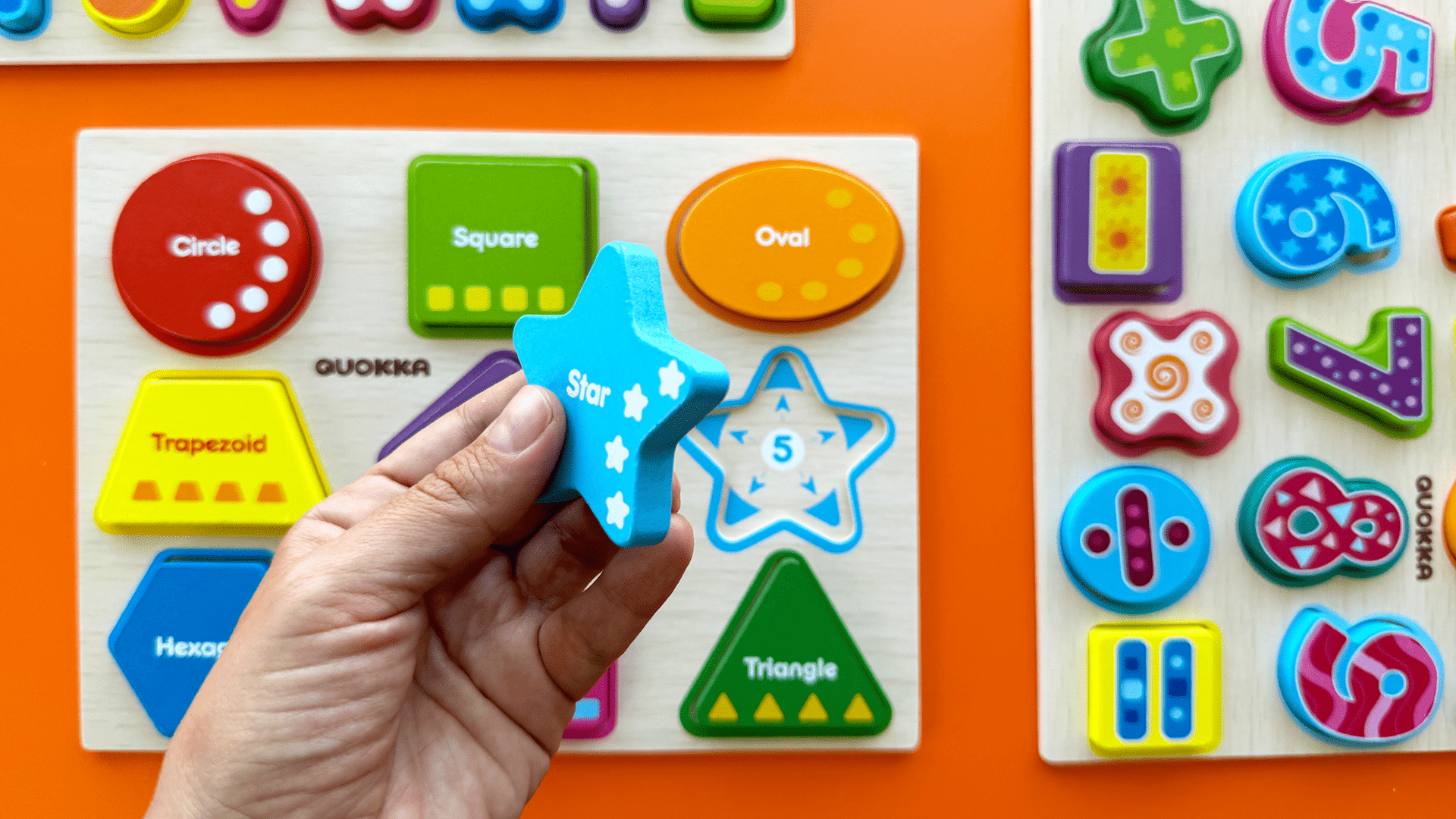 Chunky Wooden Puzzles for Toddlers