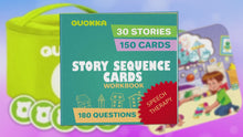 Load and play video in Gallery viewer, 150 Story Cards for Toddlers | Sequence Speech Therapy Toy | Storytelling Picture Game
