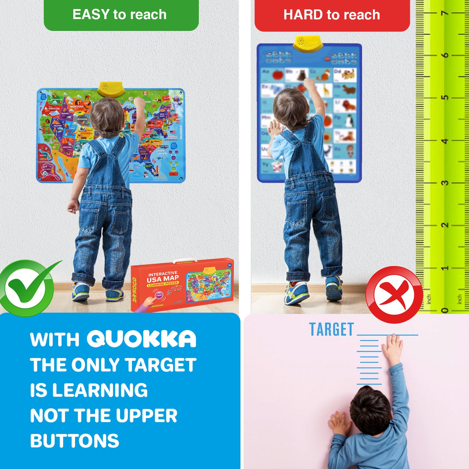 Maps Wall Chart Learning Toy | Speech Therapy Poster